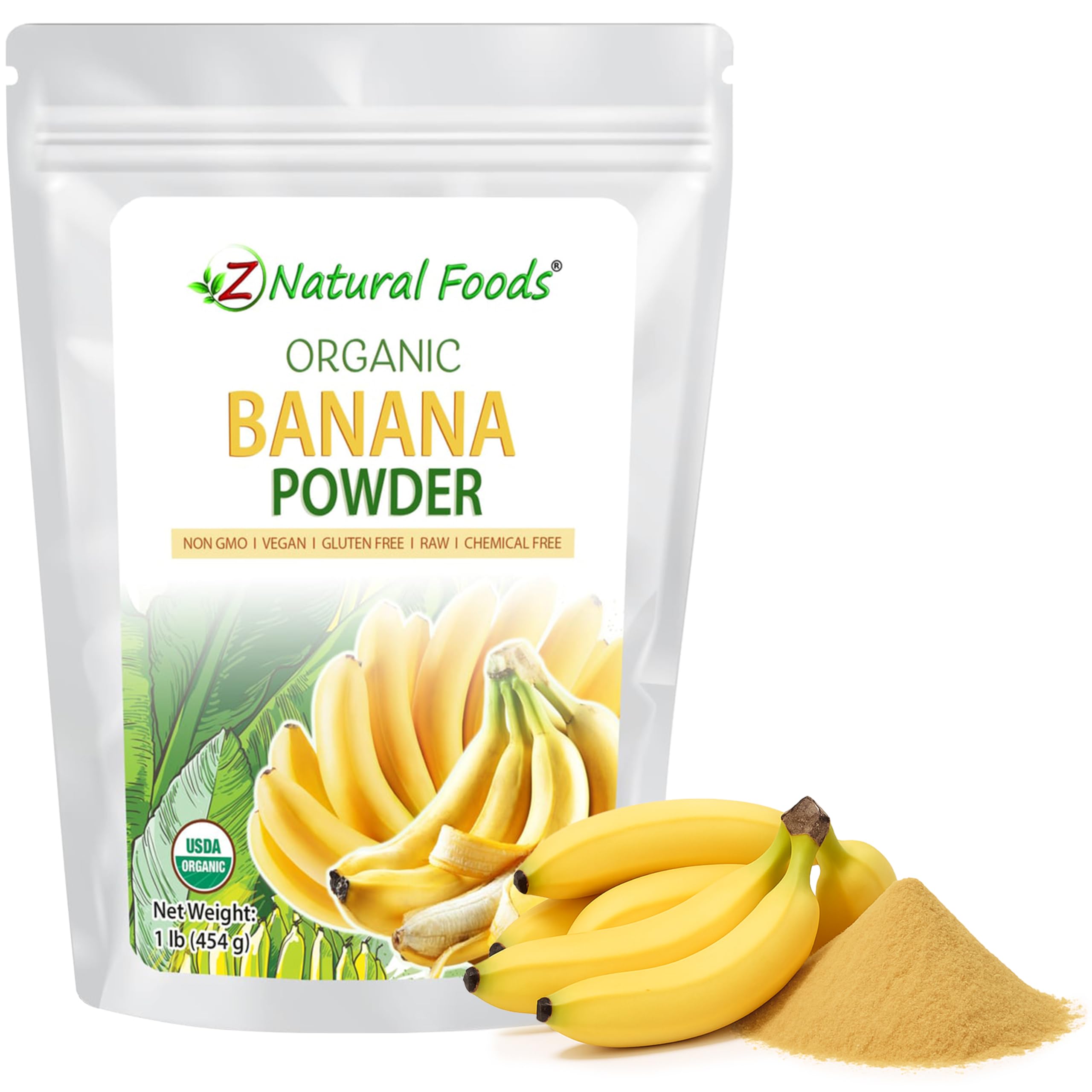 Amazon.com : Z Natural Foods Organic Banana Powder, Fiber